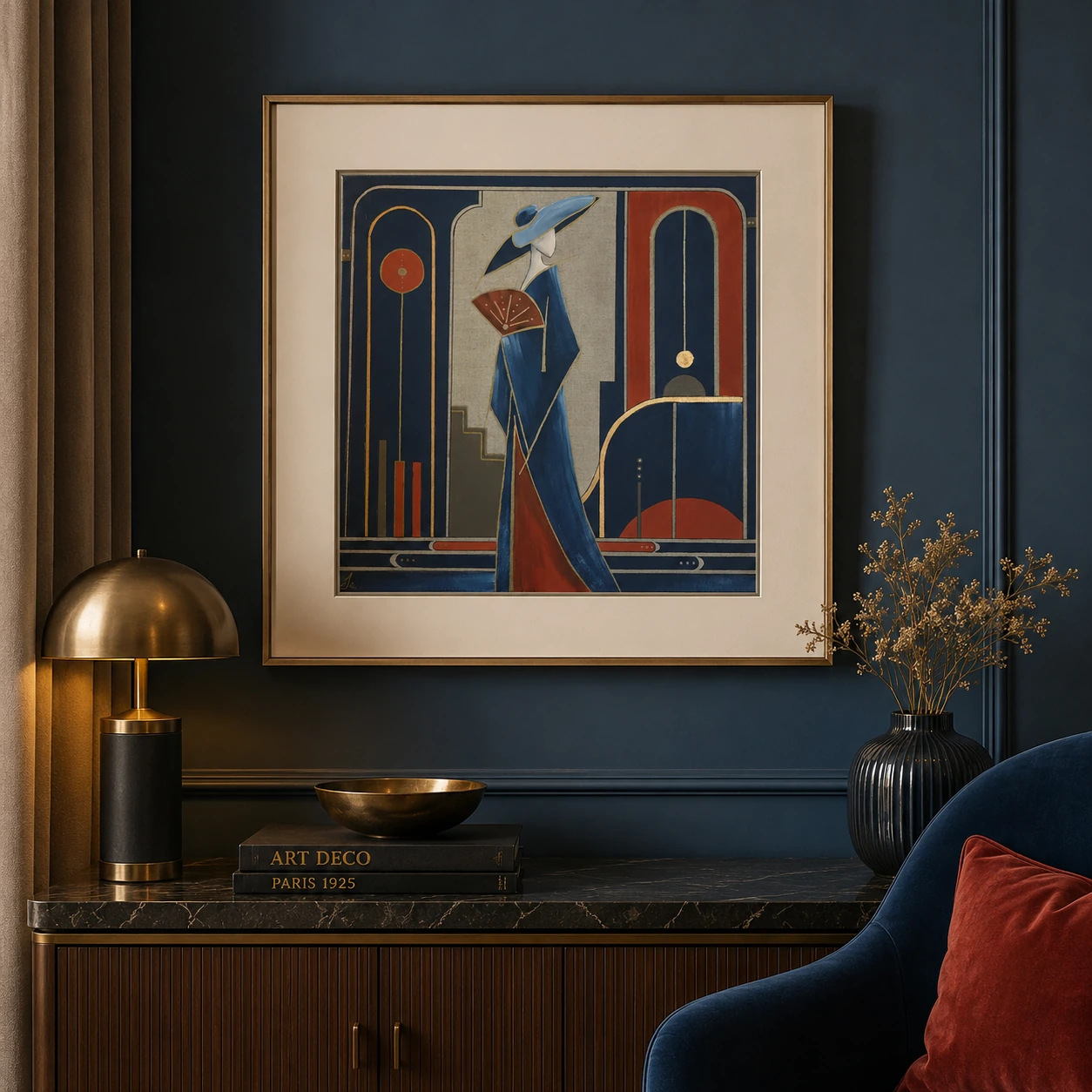 Art déco — obraz w aranżacji wnętrza 3