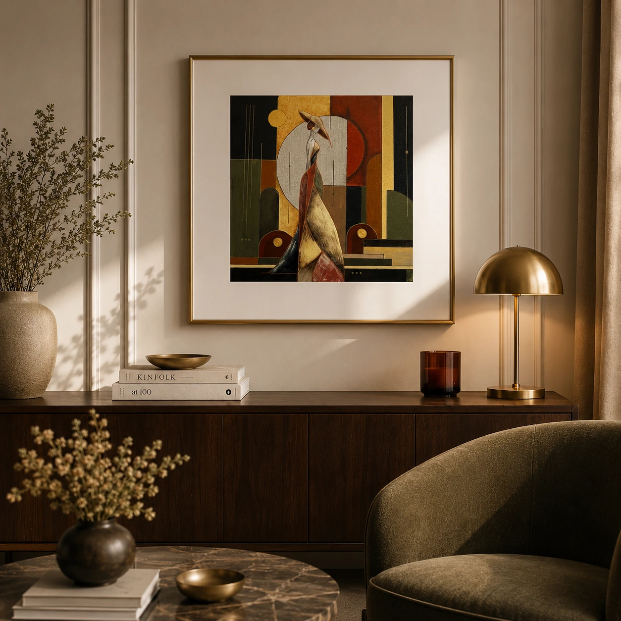 Art déco — aranżacje — wizualizacja 5