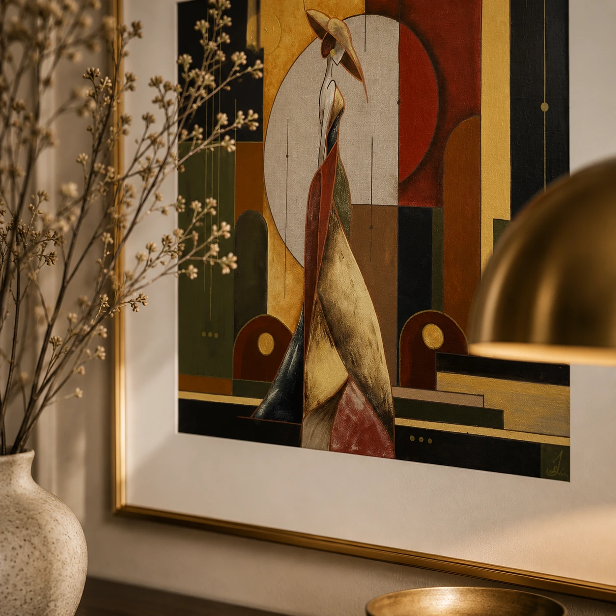 Art déco — aranżacje — wizualizacja 6