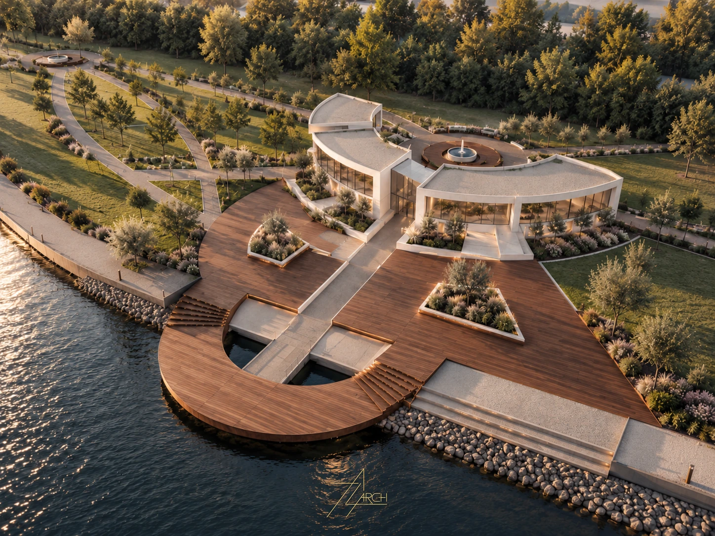 Architektura i urbanistyka — wizualizacja 3
